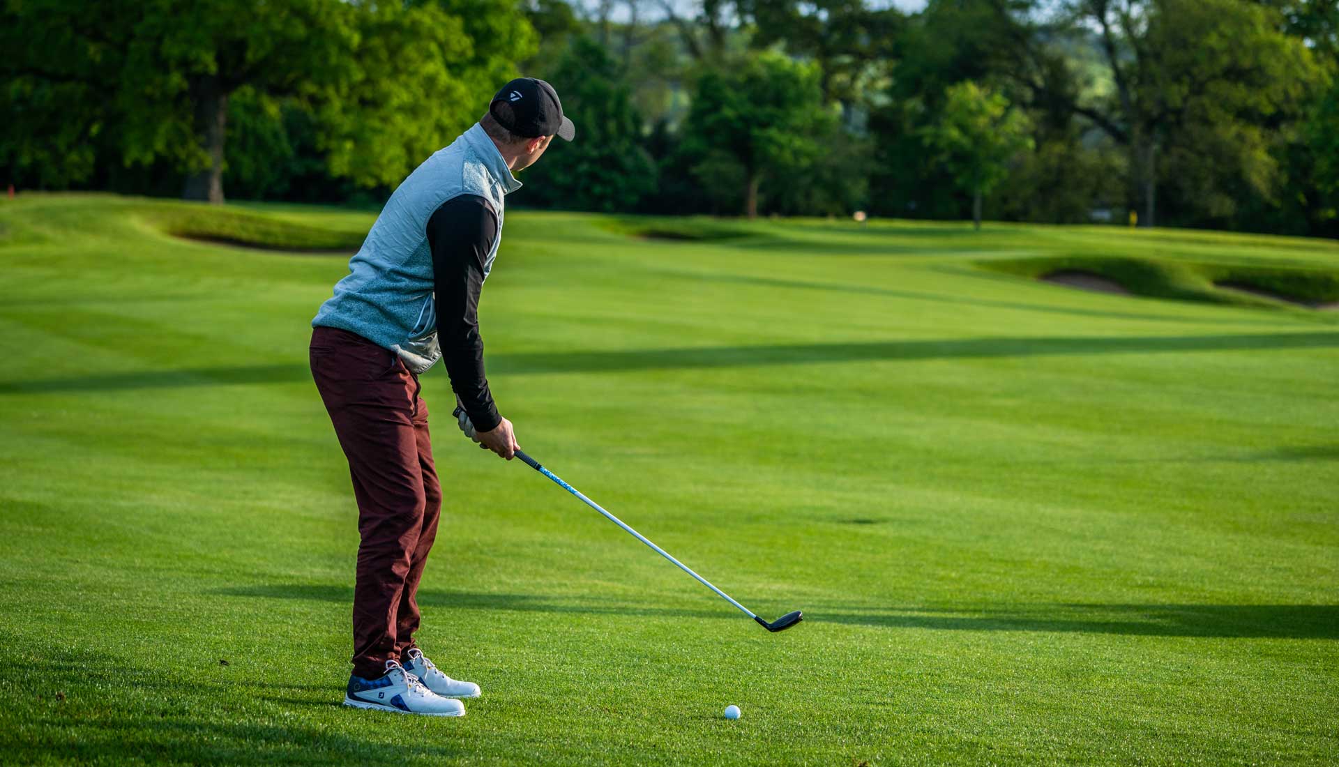 Golfer working with Emmanuel Riblet at Killeen Castle